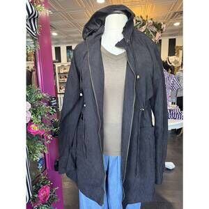 NEW HEATHMOOR women's rain coat - plus in black